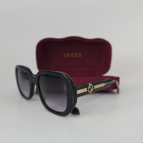 GUCCI GG1557SK-001 Sunglasses, Black/Crystal Grey main image 4